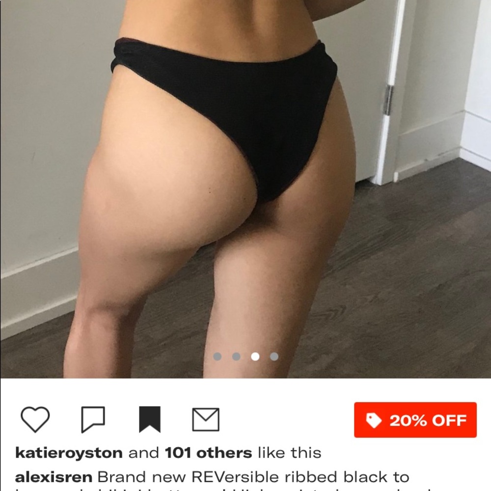 Burgundy bikini bottoms